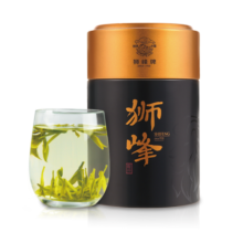 狮峰牌绿茶龙井茶叶高山系列群体种 明前特级100g 2024新茶罐装春茶