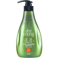 滋源（seeyoung）洗发水露男女士无硅油控油去屑柔顺修护洗头膏400ML 生姜强韧蓬松精油洗发水 400ml 1瓶
