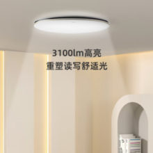 OSRAM 欧司朗 OSCLS4025 LED卧室吸顶灯 米家 黑金 24W