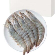 京东百亿补贴：鲜京采 原装进口厄瓜多尔白虾 1.65kg 特大号20-30只/kg