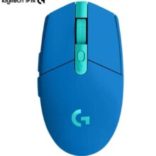 京东百亿补贴、plus会员：罗技（G）G304 LIGHTSPEED无线鼠标 游戏鼠标 轻质便携 鼠标宏 绝地求生FPS英雄联盟吃鸡 生日礼物 蓝色