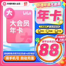 bilibili 哔哩哔哩 大会员年卡