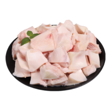 科尔沁国产原切筋头500g /袋牛筋酱卤红烧食材冷冻谷饲清真牛肉生鲜*4