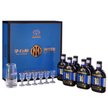茅台集团 茅台醇 蓝黑兄弟 53度 酱香型白酒 100ml*6瓶装 酒水礼盒