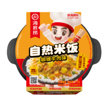 PLUS会员：海底捞 咖喱牛肉自热米饭 272g*6件