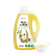 京东百亿补贴：京觅零反式脂肪酸有机山茶油5L 一级油茶籽油 低温物理压榨高端食用油