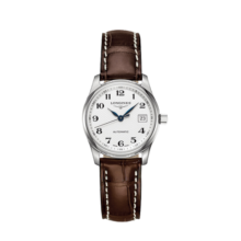 浪琴（LONGINES）林志玲推荐 瑞士手表 名匠系列 机械皮带女表 礼物 L22574783