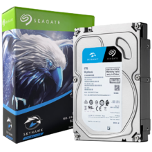 PLUS会员：SEAGATE 希捷 监控硬盘 8TB 256MB SATA 垂直 机械 PMR CMR 希捷酷鹰 3.5英寸