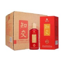习酒 知交 知行礼 53度 酱香型白酒 500ml*6瓶 整箱装