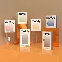 moody美瞳精选月抛大小直径彩色2片