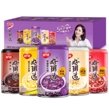 京东百亿补贴、plus会员:银鹭好粥道八宝粥早餐速食粥五种口味混合装280g*10代餐