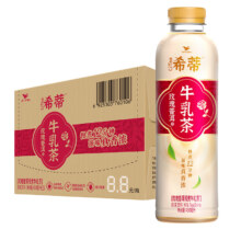 plus会员：统一 希蒂玫瑰味牛乳茶 慢煮牛乳茶 整箱 450ml*15瓶 *3件