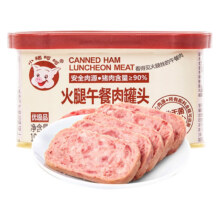 PLUS会员：?小猪呵呵 火腿午餐肉罐头 198g*13件