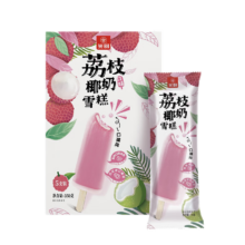 PLUS会员:光明 荔枝椰奶雪糕 70g*5支*5件