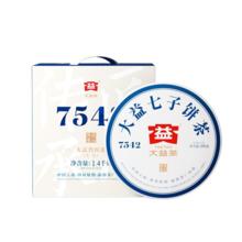TAETEA 大益 茶叶 普洱茶 标杆普洱生茶7542 厚饼 自饮收藏 整提装200g*7饼