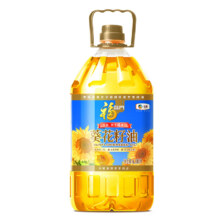 PLUS会员：福临门 食用油 0反式脂肪一级葵花籽油6.18L