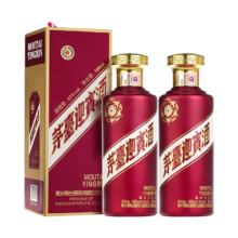 PLUS会员：茅台 茅台迎宾酒 53度 酱香型 白酒  500mL 2瓶