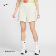 NIKE 耐克 ike耐克官方女子针织短裤夏季运动裤宽松纯棉耐克勾勾休闲DM6729
