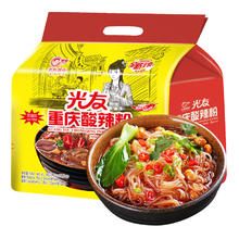 光友 重庆酸辣粉四连包 袋装非油炸方便粉丝面四川特色小吃 90克*4袋