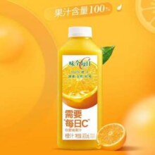 味全 每日C 100%果蔬汁 橙汁 900ml*3瓶*2件