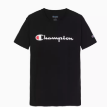 88VIP！Champion 冠军 草写logo圆领短袖T恤 athletics线