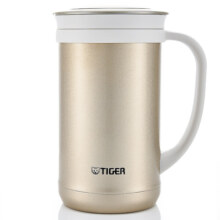 虎牌（TIGER） 保温杯 不锈钢泡茶杯真空茶滤网杯男女办公杯 CWM-A050 500ml 金灰色NN