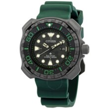 CITIZEN 西铁城 Eco-Drive Promaster Diver 绿色表盘超级钛金属男表 BN0228-06W