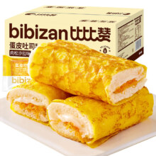 比比赞 蛋皮吐司 肉松沙拉味 300g