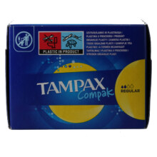 丹碧丝（TAMPAX）欧洲进口卫生棉条普通款16支/盒