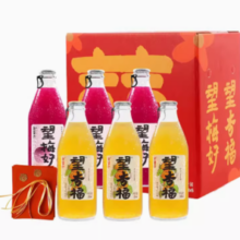 88VIP！HOPE WATER 好望水 果汁气泡水望梅好+望杏福 300ml*6