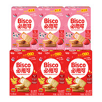 glico 格力高 饼干必思可活性益生菌儿童夹心饼干60g*6