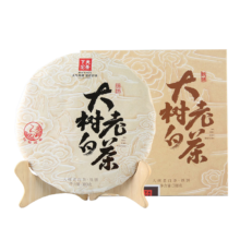 PLUS会员：下关沱茶 茶叶白茶月光白2023年大树老白茶铁饼 300g/饼 五年陈原料