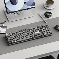 某东京造 N990 101键 2.4G蓝牙 多模无线机械键盘 钛金灰 佳达隆2.0矮红轴 白光