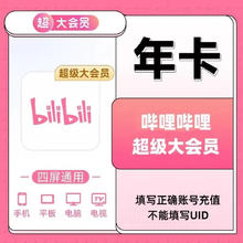bilibili 哔哩哔哩 电视大会员一年