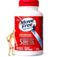 Move Free益节维骨力 含1500mg氨糖软骨素  关节宝 红瓶80粒