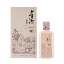 董酒窖藏C6 50度兼香型白酒 双曲双窖 纯粮酿造高度白酒 请客送礼 50度 500mL 1瓶 500mL1瓶