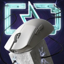 Darmoshark达摩鲨M3S-PRO轻量化PAW3395电竞游戏三模无线有线鼠标