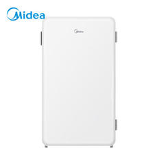 Midea 美的 93升单门一级能效节能低音复古白色小冰箱冷藏租房家用宿舍办公室可放美妆可调温BC-93MF