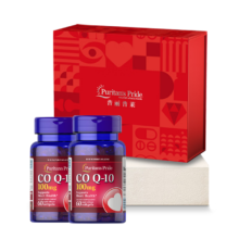 再降价、PLUS会员：Puritan's Pride 普丽普莱 辅酶Q10胶囊100mg*60粒*2瓶 *2件