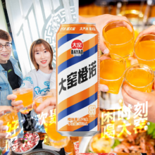 PLUS会员：大窑汽水大窑嘉宾0脂肪果味汽水碳酸饮料整箱 500mL*10罐*2件