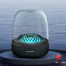 再降价、PLUS会员：Harman Kardon 哈曼卡顿 Aura Studio4 2.0声道 桌面 蓝牙音箱 黑色