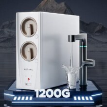 预售、PLUS会员：安吉尔 净水器家用厨下式过滤器母婴直饮机 5年RO反渗透玉龙Pro1200G 0陈水 J3673-ROC150