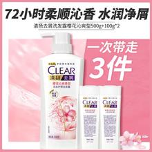 CLEAR 清扬 控油去屑洗发露洗发水500g+100g*2(多版本随机）