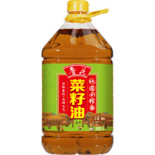plus会员：鲁花小榨菜籽油5L*2 地道小榨香 非转基因