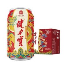 健力宝 故宫祥龙纳吉罐 橙蜜味运动碳酸饮料 330ml*24瓶