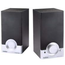 漫步者（EDIFIER） R18T 2.0声道电脑桌面音箱笔记本手机通用小音响重低音 黑色