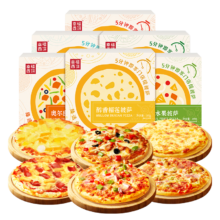 需首购、plus会员: 幸福西饼 榴莲+烤鸡+培根+甄选+夏威夷+水果 披萨 180g*6盒装