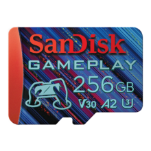 闪迪（SanDisk）256GB TF内存卡 游戏掌机专用 A2 U3 V30 4K 读速190MB/s 写速130MB/s 游戏不卡顿 需凑单