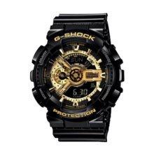 卡西欧（CASIO）G-SHOCK【王鹤棣同款】防水防震户外运动男士手表礼物送男友 GA-110GB-1A（保税直发）