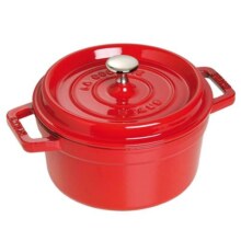 【618钜惠】staub珐宝24cm珐琅锅铸铁锅家用煲汤炖锅无涂层